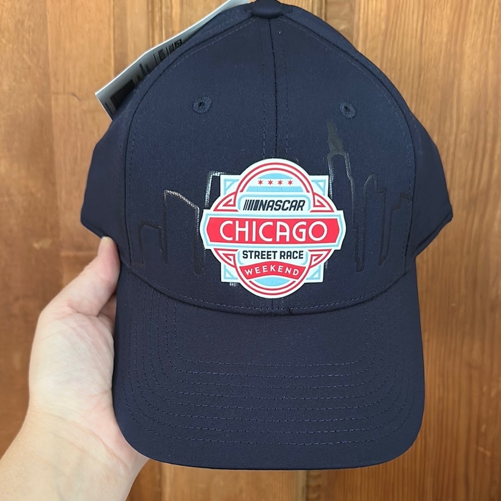 Limited Edition NASCAR Chicago Street Race Cap One Size Fits Most Velcro